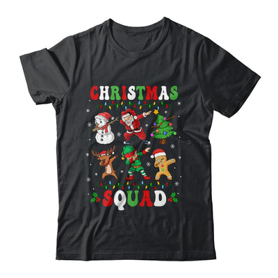 Christmas Squad Santa Dabbing Reindeer Elf Family Matching Shirt & Sweatshirt | teecentury