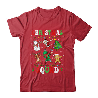 Christmas Squad Santa Dabbing Reindeer Elf Family Matching Shirt & Sweatshirt | teecentury
