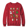 Christmas Squad Santa Dabbing Reindeer Elf Family Matching Shirt & Sweatshirt | teecentury