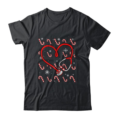 Christmas Stethoscope Nurse Xmas Nursing Scrub Top Women Shirt & Sweatshirt | teecentury