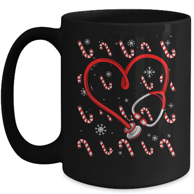 Christmas Stethoscope Nurse Xmas Nursing Scrub Top Women Mug | teecentury