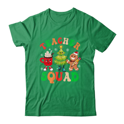 Christmas Teacher Squad Retro Groovy Xmas Teacher Women Shirt & Sweatshirt | teecentury