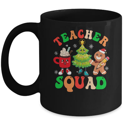 Christmas Teacher Squad Retro Groovy Xmas Teacher Women Mug | teecentury