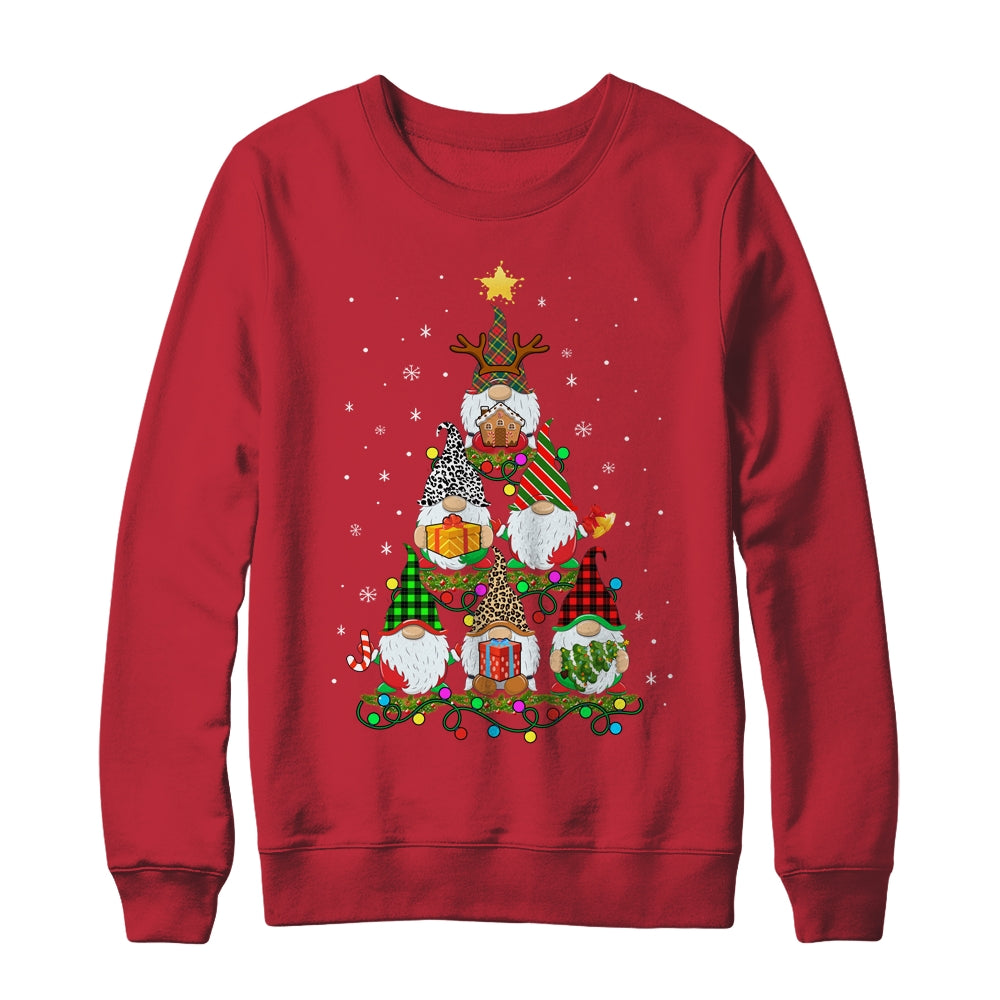 Christmas tree Gnome Funny Family Matching Gnome Tree Xmas Shirt & Sweatshirt | teecentury