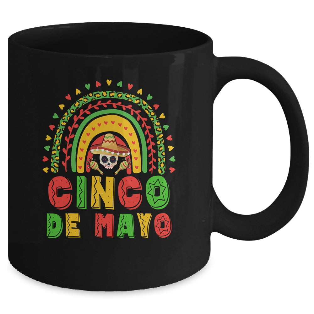 Cinco De Mayo Fiesta 5 De Mayo Party Mexico Rainbow Mug | teecentury