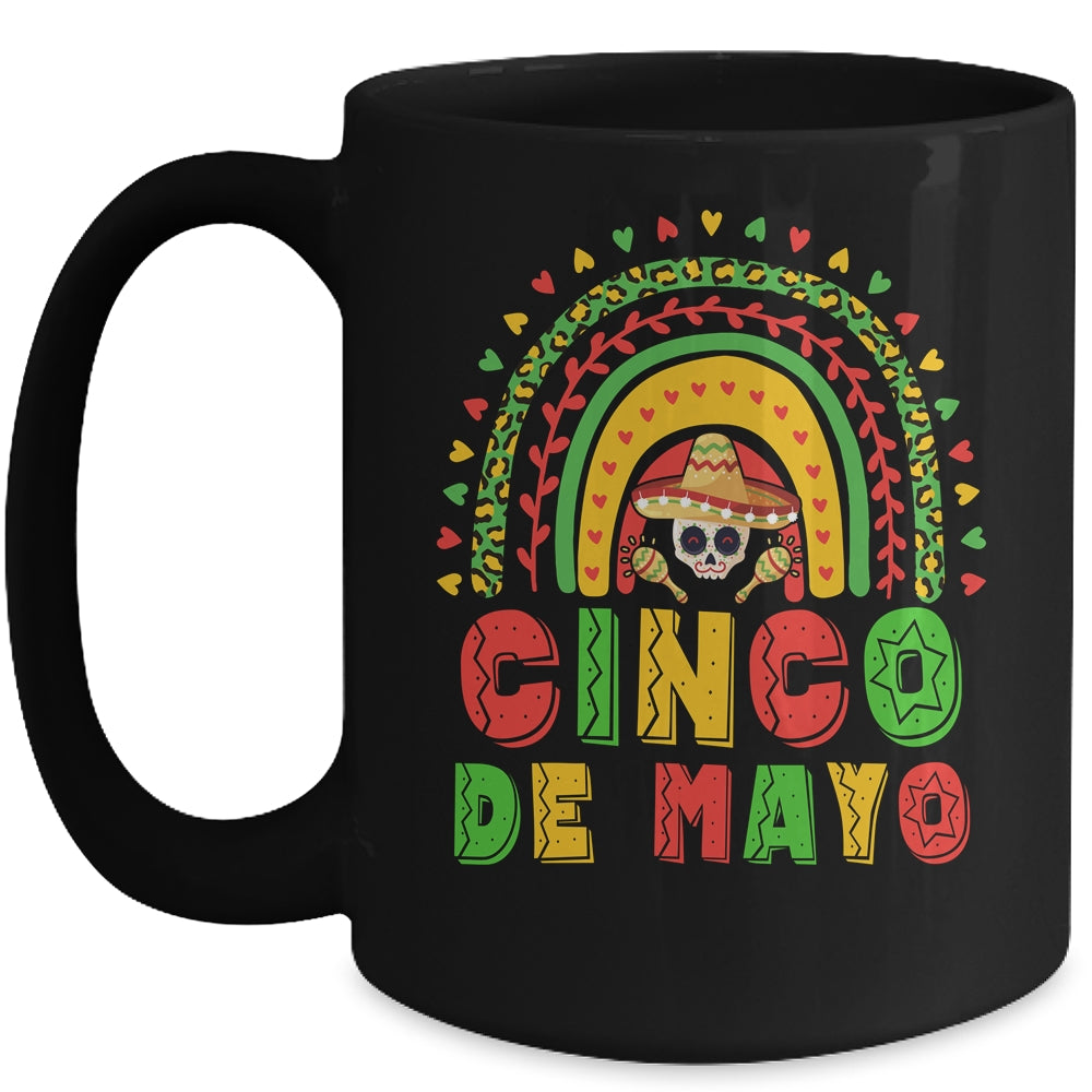Cinco De Mayo Fiesta 5 De Mayo Party Mexico Rainbow Mug | teecentury