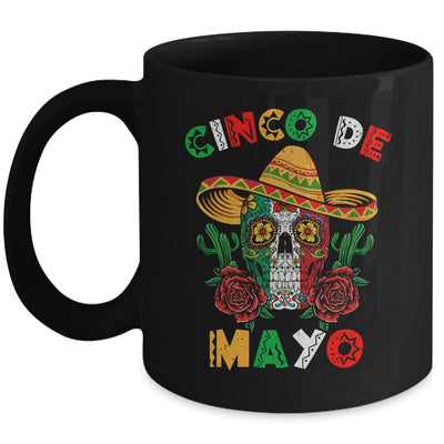 Cinco De Mayo Mexican Cross Sunglasses Skull Mustache Mug | teecentury