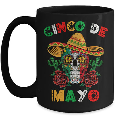 Cinco De Mayo Mexican Cross Sunglasses Skull Mustache Mug | teecentury