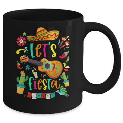 Cinco De Mayo Mexican Guitar Cactus Celebration Mug | teecentury