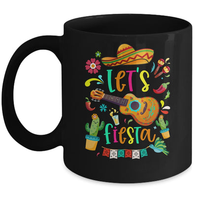 Cinco De Mayo Mexican Guitar Cactus Celebration Mug | teecentury