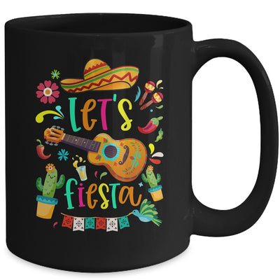 Cinco De Mayo Mexican Guitar Cactus Celebration Mug | teecentury