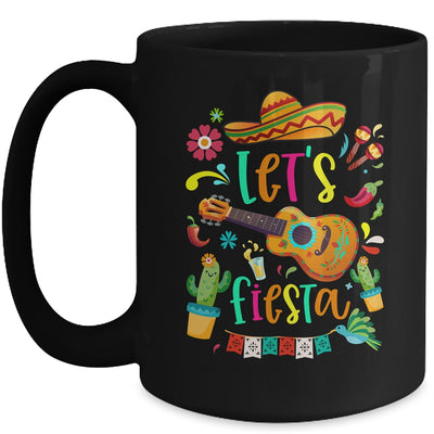 Cinco De Mayo Mexican Guitar Cactus Celebration Mug | teecentury