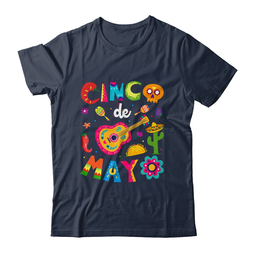 Cinco De Mayo Mexican Guitar Cactus Shirt & Tank Top | teecentury