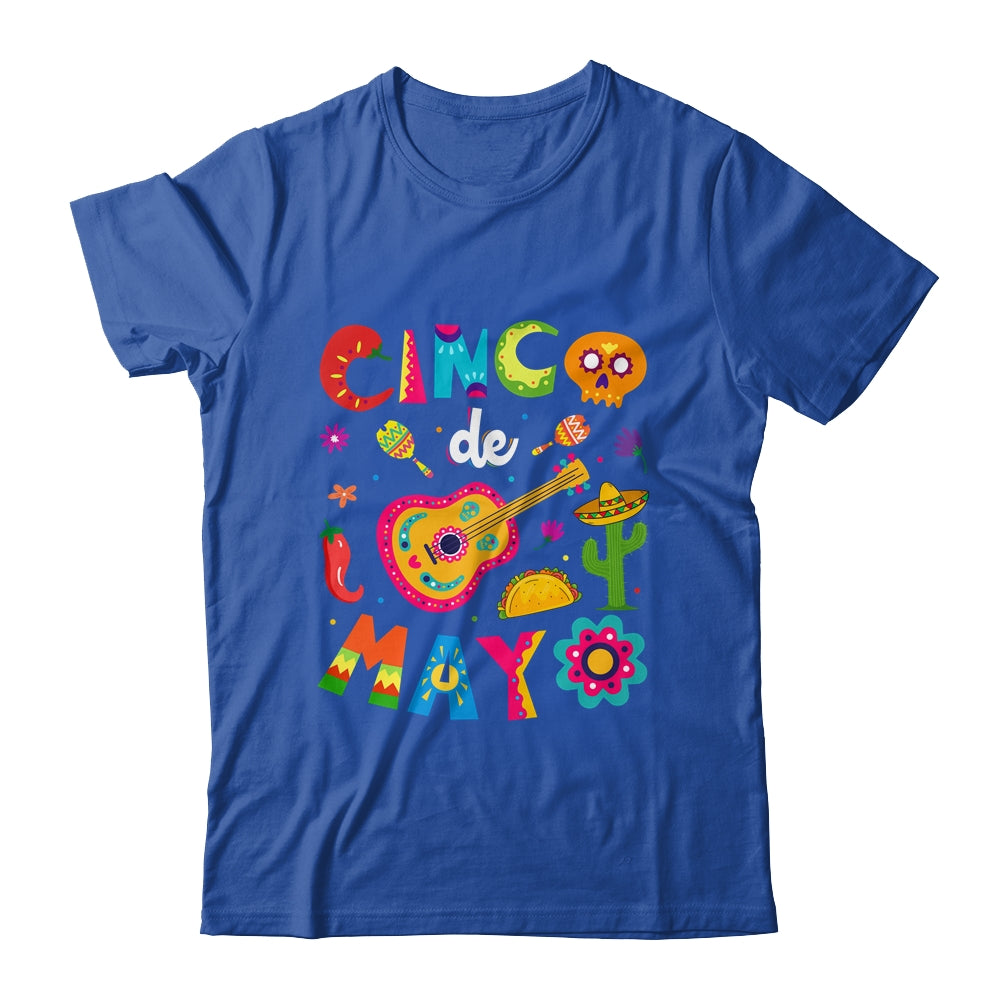 Cinco De Mayo Mexican Guitar Cactus Shirt & Tank Top | teecentury