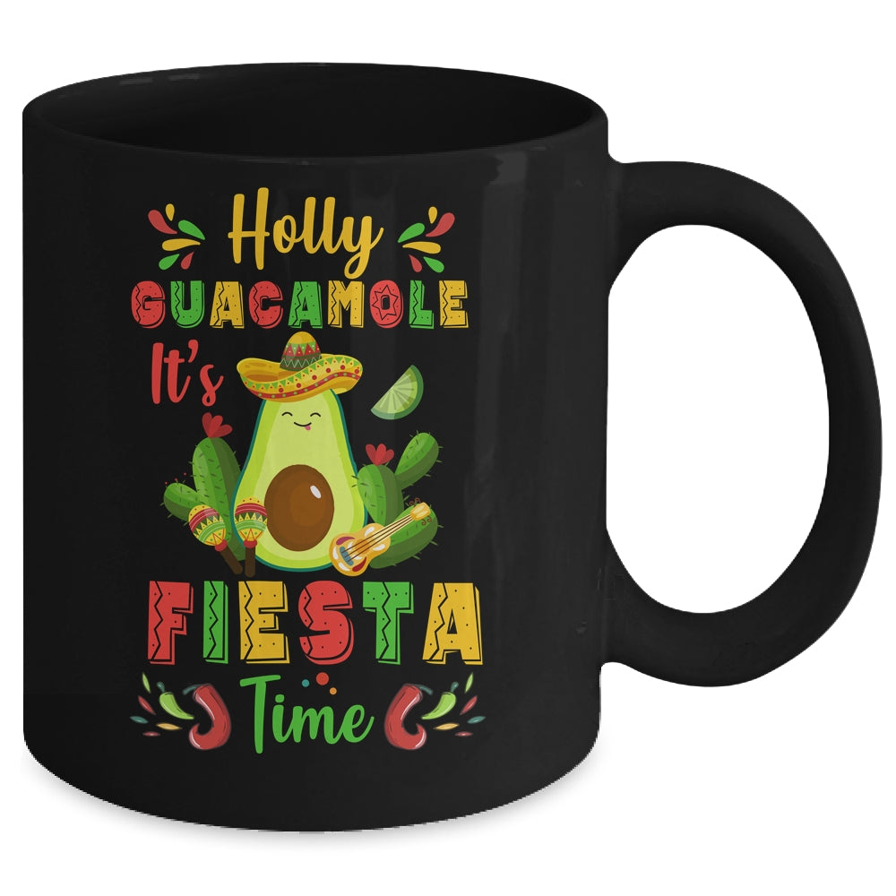 Cinco De Mayo Mexican Holy Guacamole Fiesta Time Mug | teecentury