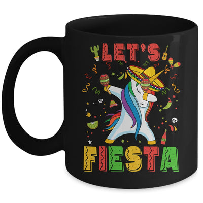 Cinco De Mayo Party Lets Fiesta Dancing Mexican Unicorn Girl Mug Coffee Mug | Teecentury.com