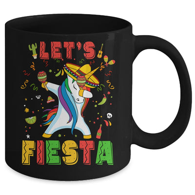 Cinco De Mayo Party Lets Fiesta Dancing Mexican Unicorn Girl Mug Coffee Mug | Teecentury.com