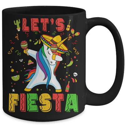 Cinco De Mayo Party Lets Fiesta Dancing Mexican Unicorn Girl Mug Coffee Mug | Teecentury.com