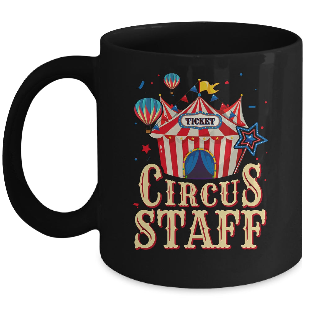 Circus Staff Carnival Vintage Themed Party Event Circus Mug | teecentury