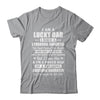 I Am A Lucky Dad Father's Day From Stubborn Daughter T-Shirt & Hoodie | Teecentury.com
