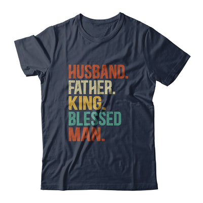 Husband Father King Blessed Man Pride Black Dad Gift T-Shirt & Hoodie | Teecentury.com