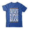 Husband Father King Blessed Man Black Pride Dad Gift T-Shirt & Hoodie | Teecentury.com