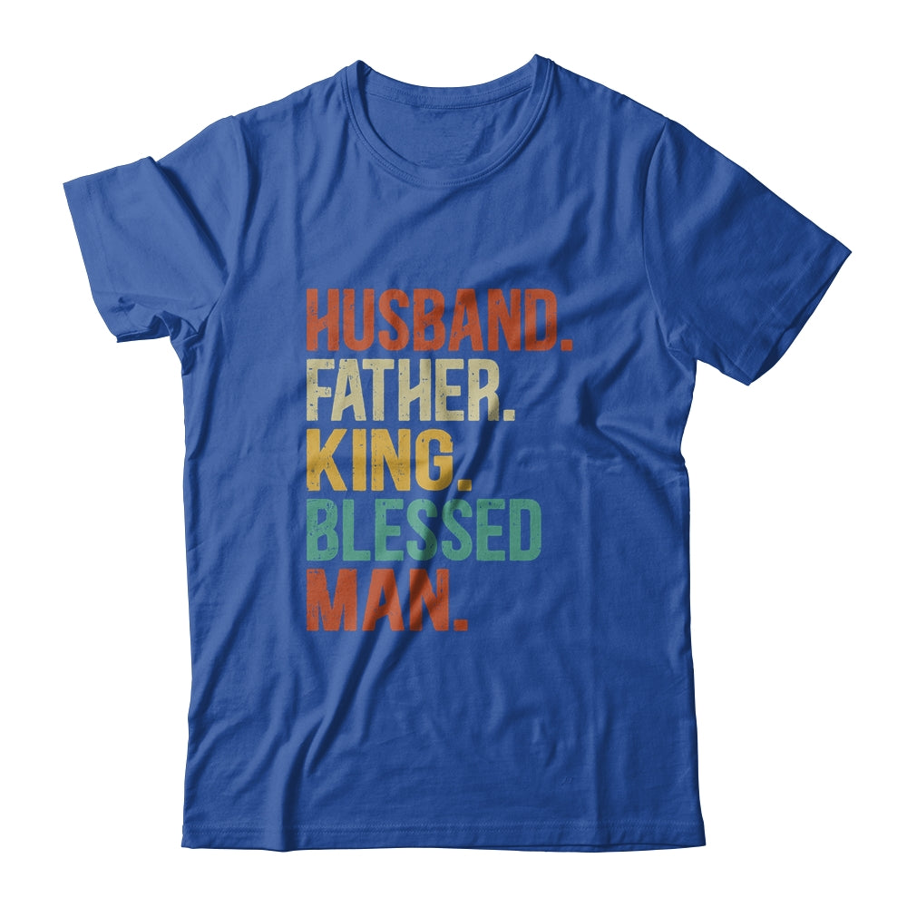 Husband Father King Blessed Man Pride Black Dad Gift T-Shirt & Hoodie | Teecentury.com