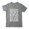 Husband Father King Blessed Man Black Pride Dad Gift T-Shirt & Hoodie | Teecentury.com