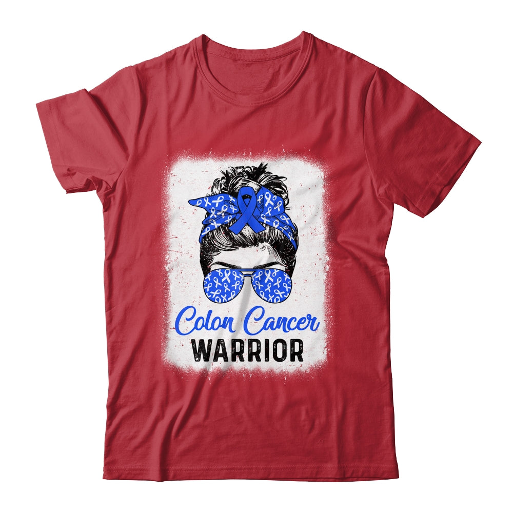 Colon Cancer Awareness Colorectal Cancer Messy Bun Shirt & Hoodie | teecentury