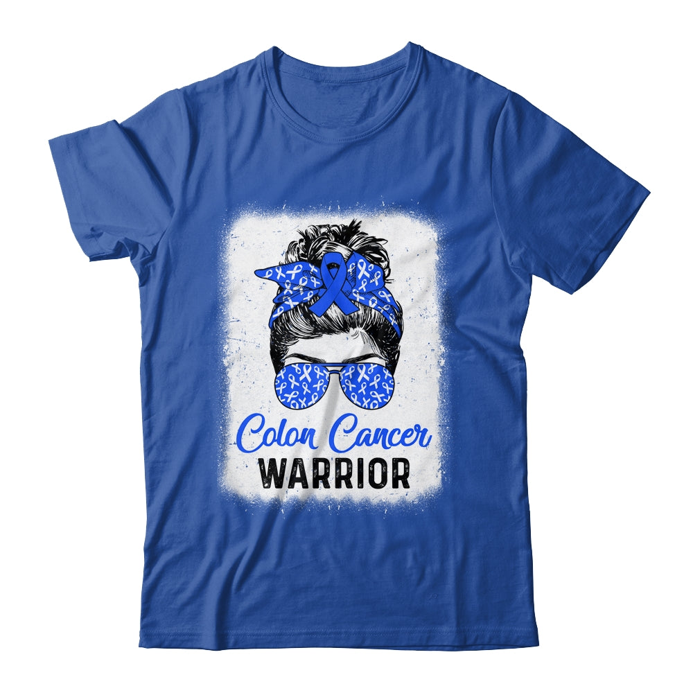Colon Cancer Awareness Colorectal Cancer Messy Bun Shirt & Hoodie | teecentury