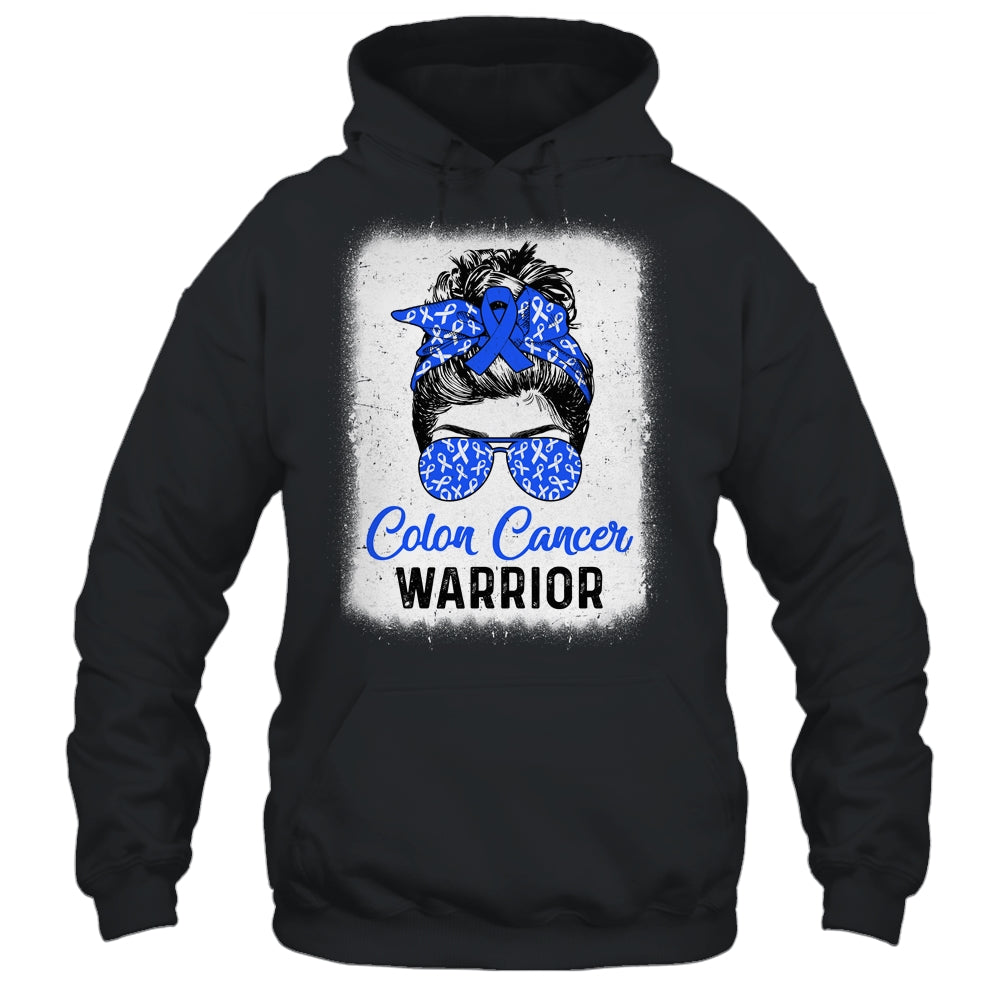 Colon Cancer Awareness Colorectal Cancer Messy Bun Shirt & Hoodie | teecentury