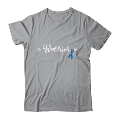 Colon Cancer Warrior Colon Cancer Awareness Blue Ribbon Shirt & Tank Top | teecentury