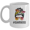 Color Guard Instructor Messy Bun Marching Band School Mug Coffee Mug | Teecentury.com