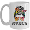 Color Guard Instructor Messy Bun Marching Band School Mug Coffee Mug | Teecentury.com