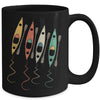 Colorful Kayak Lake Life Boating Boat Lover Kayaker Retro Mug | teecentury