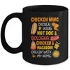 Cooked Chicken Wing Chicken Wing Hot Dog And Bologna Hotdog Mug Coffee Mug | Teecentury.com