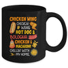 Cooked Chicken Wing Chicken Wing Hot Dog And Bologna Hotdog Mug Coffee Mug | Teecentury.com