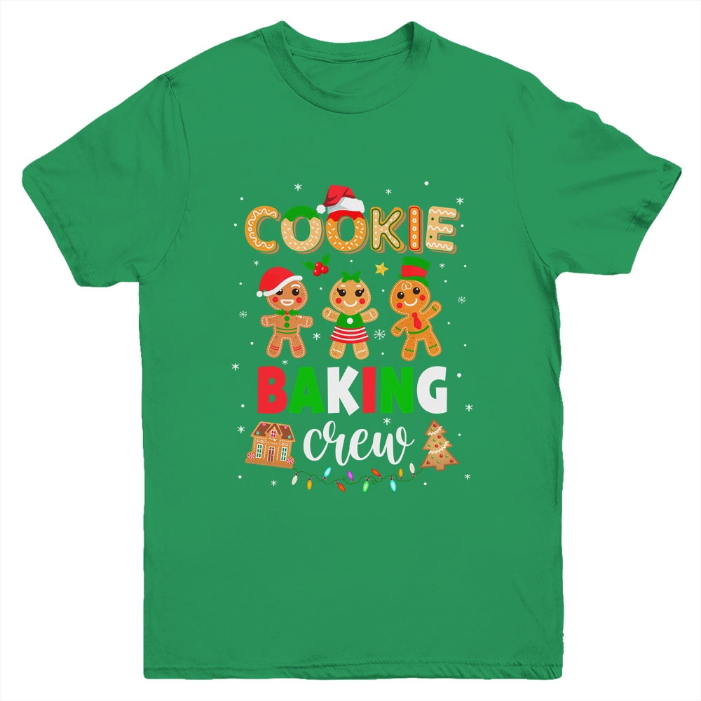 Cookie Baking Crew Christmas Gingerbread Santa Family Group Youth Youth Shirt | Teecentury.com