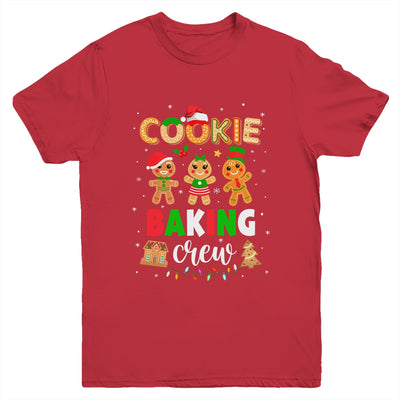 Cookie Baking Crew Christmas Gingerbread Santa Family Group Youth Youth Shirt | Teecentury.com