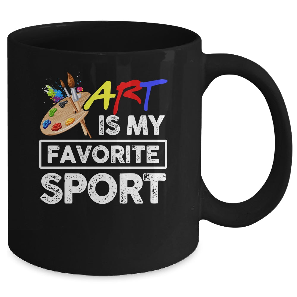 Cool Art For Men Women Artist Painter Art Teacher Painting Mug | teecentury