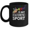 Cool Art For Men Women Artist Painter Art Teacher Painting Mug | teecentury