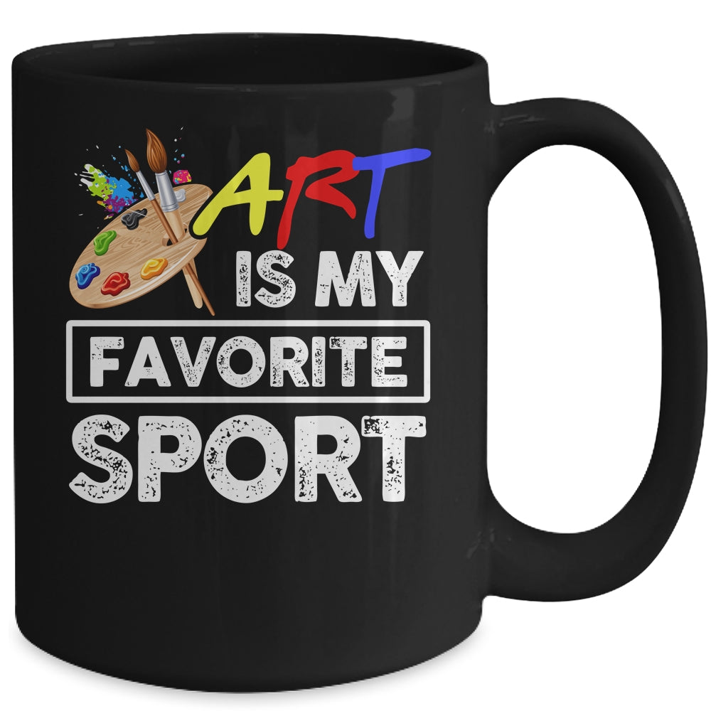 Cool Art For Men Women Artist Painter Art Teacher Painting Mug | teecentury