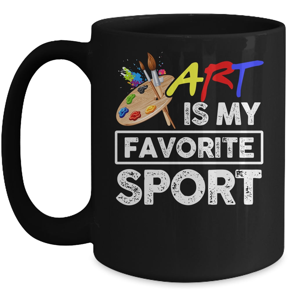 Cool Art For Men Women Artist Painter Art Teacher Painting Mug | teecentury