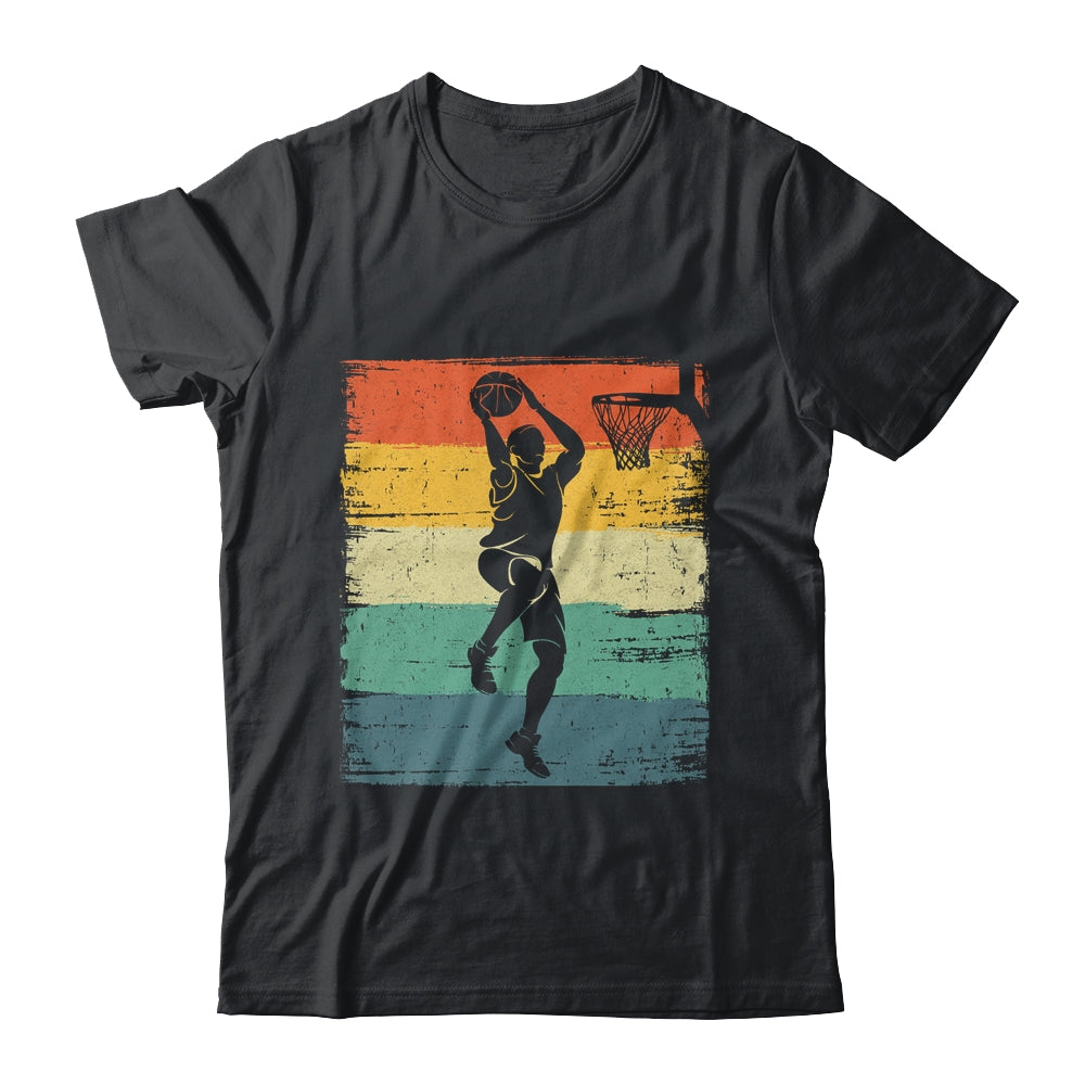 Cool Basketball Art For Men Women Vintage Basketball Player Shirt & Hoodie | teecentury