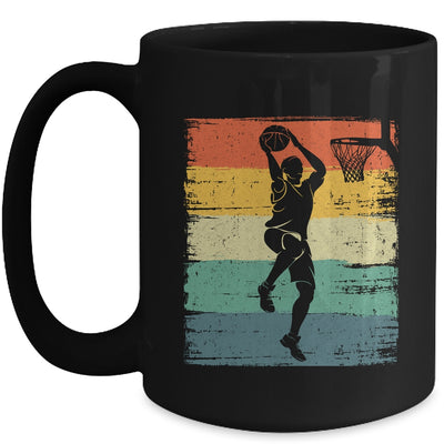Cool Basketball Art For Men Women Vintage Basketball Player Mug | teecentury