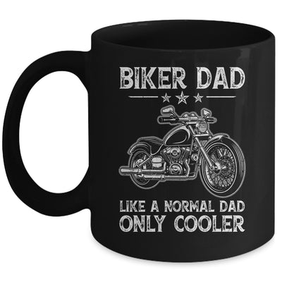 Cool Biker Design For Dad Men Motorcycling Motorcycle Biker Mug | teecentury