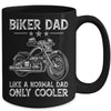 Cool Biker Design For Dad Men Motorcycling Motorcycle Biker Mug | teecentury