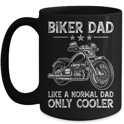 Cool Biker Design For Dad Men Motorcycling Motorcycle Biker Mug | teecentury