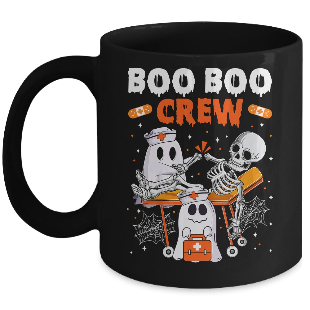 Cool Boo Boo Crew Ghost Doctor Paramedic Nurse Halloween Mug | teecentury