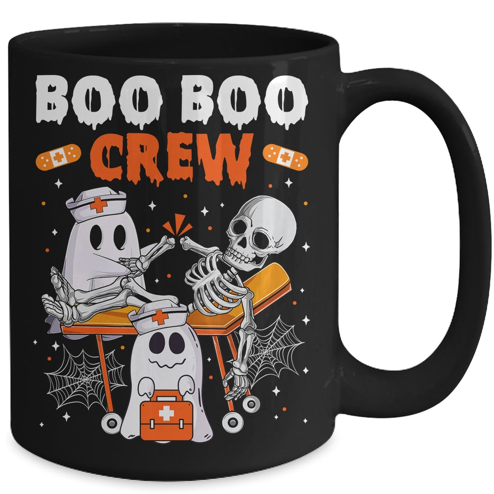Cool Boo Boo Crew Ghost Doctor Paramedic Nurse Halloween Mug | teecentury